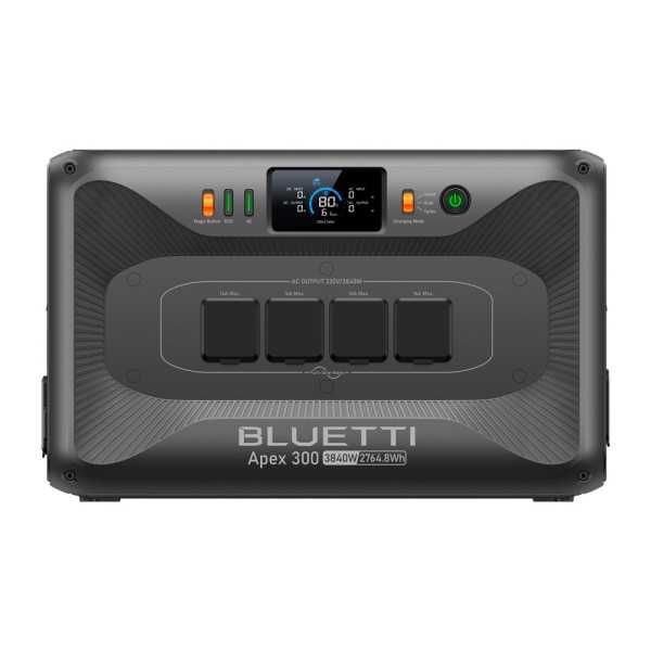 Comprar BLUETTI BL-APEX300 Estación de energía portátil - Gran capacidad 2765Wh - Potencia salida 3840W - Formas de recarga múlt
