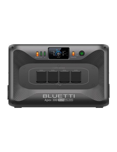 Comprar BLUETTI BL-APEX300 Estación de energía portátil - Gran capacidad 2765Wh - Potencia salida 3840W - Formas de recarga múlt