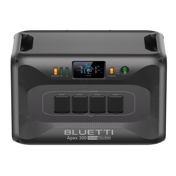 Kaufen BLUETTI BL-APEX300 tragbare Powerstation – Große Kapazität 2765Wh – Ausgangsleistung 3840W – Mehrere Lademöglichkeiten