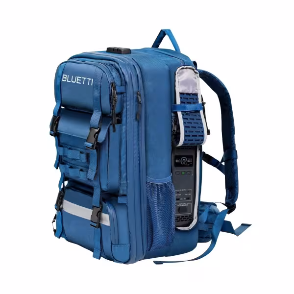 Kaufen BLUETTI BL-HANDSFREE2-PACK Tragbare Powerstation für 60L-Rucksack – Kapazität 512 Wh – Ausgangsleistung 600 W – Ausgänge 