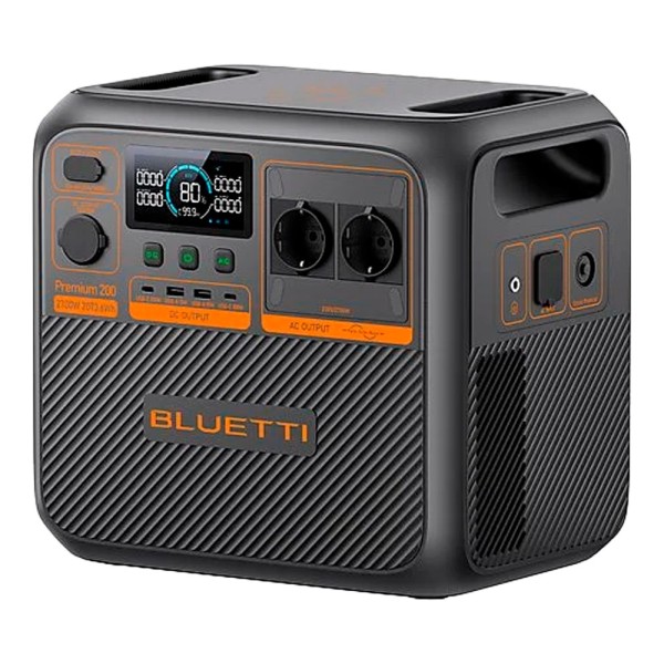 Comprar BLUETTI BL-PREMIUM-200V2 Estación de energía portátil - Gran capacidad 2074Wh - Potencia salida 2700W - Salidas y formas
