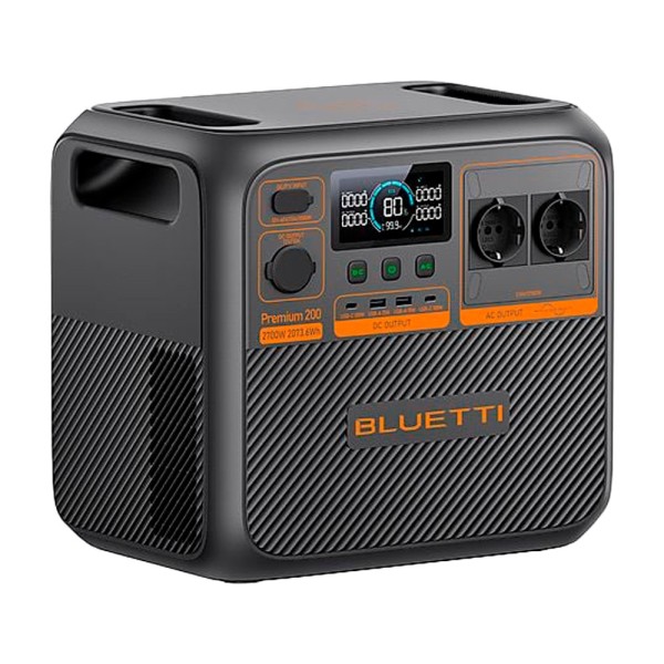 Comprare BLUETTI BL-PREMIUM-200V2 Stazione di energia portatile - Grande capacità 2074Wh - Potenza in uscita 2700W - Uscite e mo