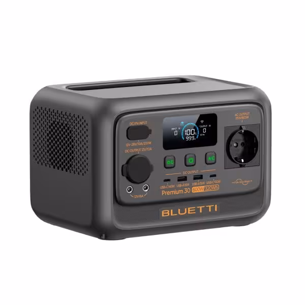 Acheter BLUETTI BL-PREMIUM-30V2 Station d’énergie portable - Capacité 320Wh - Puissance de sortie 600W - Sorties et modes de rec