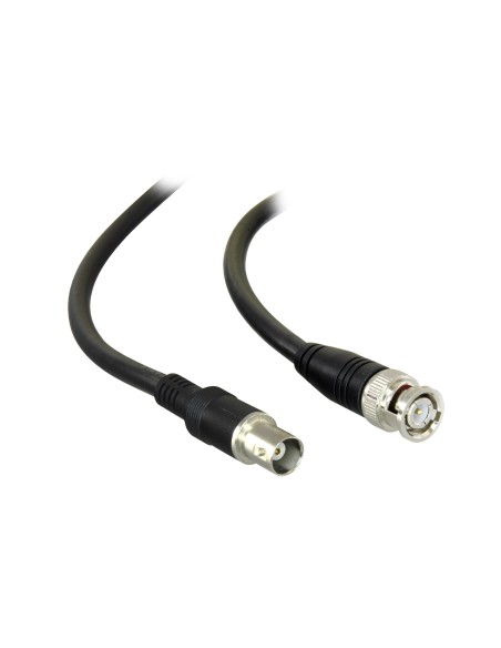 Acheter OEM BNC1-200MF câble coaxial préparé - BNC mâle à BNC femelle - Coaxial RG59 - Longueur 2 m - Couleur noire - Construcci