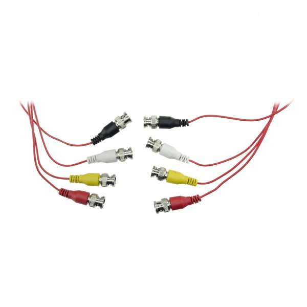 Acquistare OEM BNC4-45 cavo multiplo preassemblato - BNC maschio a BNC maschio - 4 collegamenti coassiali - Lunghezza 1,5 m - Pe