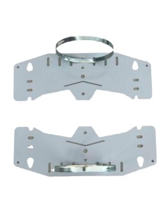 OEM Boxpole-4030 Post e suporte de parede - Diâmetro de gama 90-100 Ø - 2 peças - Compatível com caixa-403017-IP65 e Box-403022-