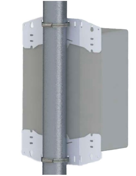 Comprar OEM BOXPOLE-4030 Soporte de poste y pared - Rango diámetro 90-100 Ø  - 2 piezas - Compatible con BOX-403017-IP65 y BOX-4