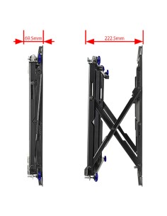Comprar B-TECH BT-BT8312 Soporte Pop-Out - Peso soportado 50 kg - VESA 600x400 mm - Distancia a la pared de 70 ~ 223 mm - Micro- 2