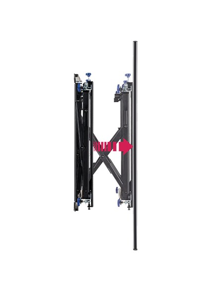 Kaufen B-TECH BT-BT8312 Pop-Out-Halterung – Tragfähigkeit 50 kg – VESA 600x400 mm – Wandabstand 70 ~ 223 mm – Mikro-
