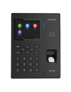Comprar ANVIZ C2PRO-DUAL Control de acceso y presencia - Huella, tarjeta EM/MF y PIN - 5.000 usuarios | 100.000 registros - TCP/