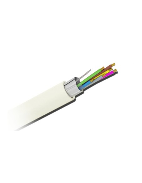 OEM CA8-100-H 8 DRIVERS - Cobre Electrolítica Flexível Classe 5 - Tela de alumínio de poliéster + drenagem CUsn - Roll 