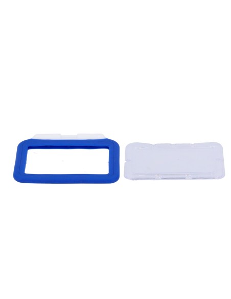 Comprar OEM CARD-HOLDER-H-BLUE Porta-tarjetas RFID - Disposición horizontal - Formato CR80: 85 (An) × 54 (Al) mm - Láminas de pl