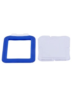 Comprar CARDCUBE CARD-HOLDER-V-BLUE Porta-tarjetas - Disposición vertical - Láminas de plástico protectoras - Fabricado en silic 2