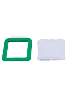 Acquista CARDCUBE CARD-HOLDER-V-GREEN Porta-carte - Disposizione verticale - Lamine protettive in plastica - Realizzato in sili 2
