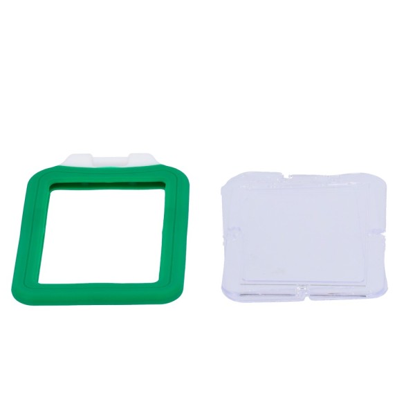 Comprar CARDCUBE CARD-HOLDER-V-GREEN Porta-tarjetas - Disposición vertical - Láminas de plástico protectoras - Fabricado en sili