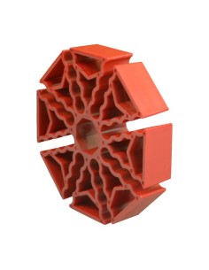 Comprar OEM CBOX-CABLE-COMB Organizador de cables - Diámetros permitidos 5~7.6 mm - Hasta 30 cables al mismo tiempo - Material f 2