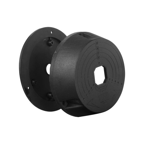 Caixa de conexão OEM CBOX-JB311-B - para câmeras de cúpula - adequado para uso externo - Teto ou instalação de parede - feita de