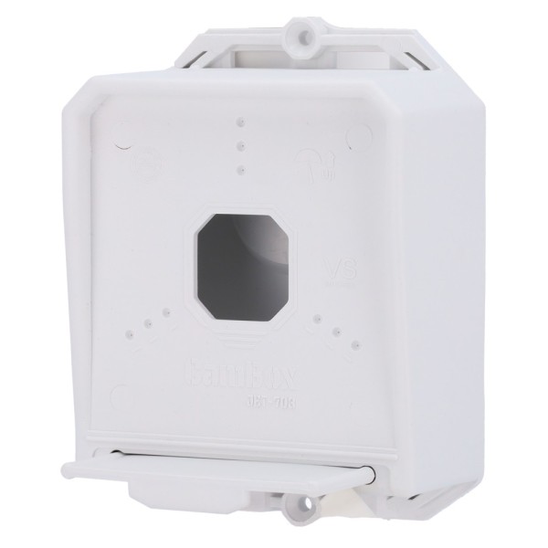 Comprar OEM CBOX-JET-703-W Caja de conexiones - Para cámaras domo - Apto para uso exterior - Fabricada en plástico - Color blanc