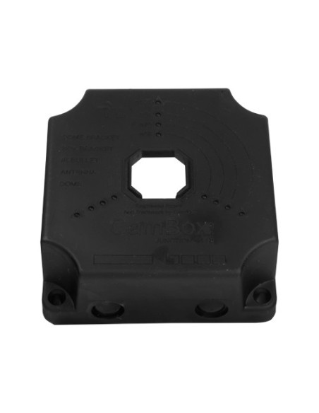 Caixa de conexão OEM CBOX-NX1-1118-B - para câmeras de cúpula e bala - adequado para exterior | 128 (AL) x 128 (A) x 50 (FO) MM 