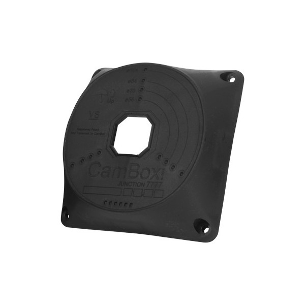 Caixa de conexão OEM CBOX-NX7-7777-B - para câmera de cúpula - adequado para uso externo - Teto ou instalação de parede - Fabric
