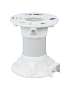 OEM CBOX-ST10 Suporte - Altura 10 cm x 10 (Ø) cm - Adequado para uso interno e exterior - cor branca - fabricado em plás