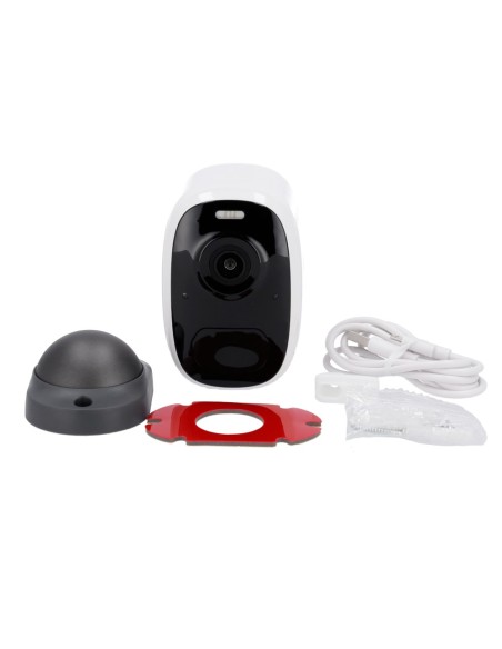 Vicohome CG122 Vicohome Outer 3MPx WiFi Uma bateria - Sensor PIR / Detecção Inteligente (Cloud) - Luz de Velocidade / Bateria 50