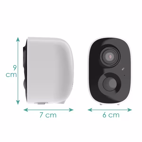 Acheter VICOHOME CG6 VicoHome Extérieur 3 Mpx Wi‑Fi sur batterie - Capteur PIR / Détection intelligente (cloud) - Lumière dissua