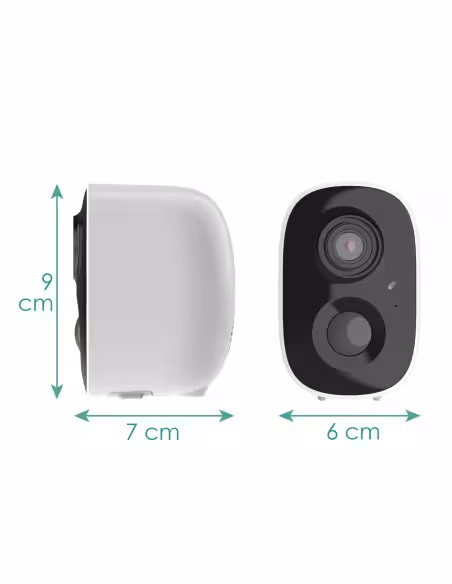 Acheter VICOHOME CG6 VicoHome Extérieur 3 Mpx Wi‑Fi sur batterie - Capteur PIR / Détection intelligente (cloud) - Lumière dissua