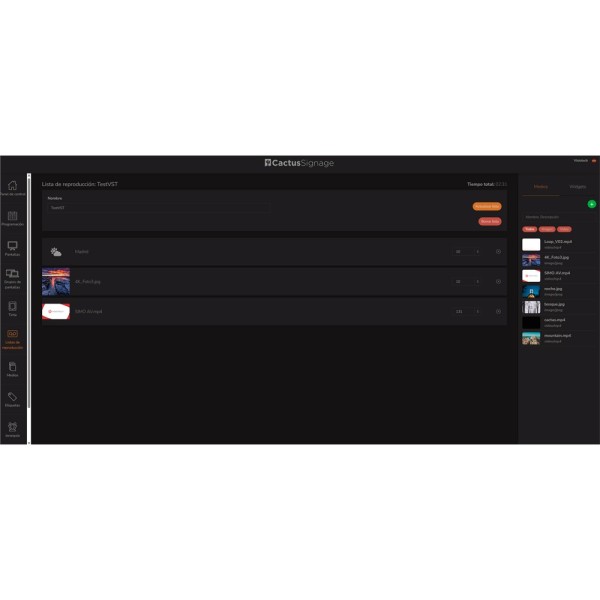 Comprar OEM CMS-CACTUS-LITE Licencia anual de cartelería digital - Compatibilidad: Safire DS60  - Una licencia por punto de repr