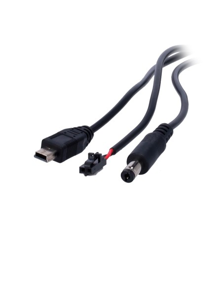 Comprar SAFIRE CON-3C-2M Triple conector para baterías zinc-aire - USB Mini / Molex / Jack - Longitud 1.5 m - Compatible con bat