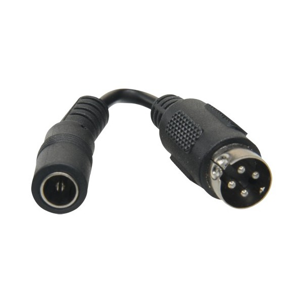 Comprar OEM CON-DC-HIK Adaptador DC - 105 mm de largo - Conector hembra Mini Din - Conector macho estándar - Adapta alimentador 