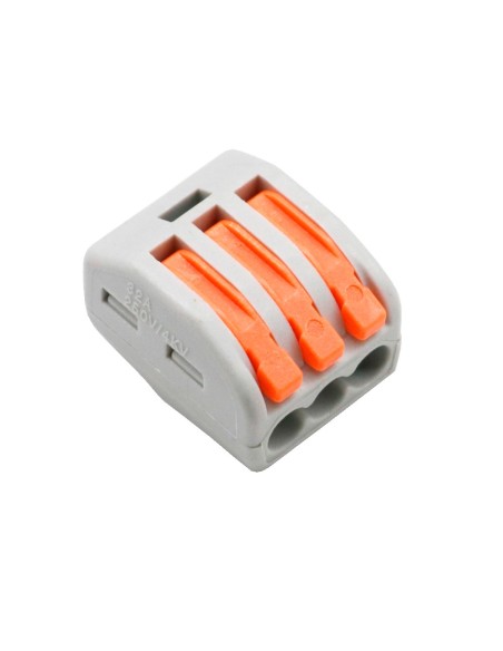 OEM Con-Fast-12 Safire - Conector de cabo - 1 entrada e 2 saídas - Cabo 28 ~ 12AWG - Seção 0,08 m² ~ 4 mm² - 10 