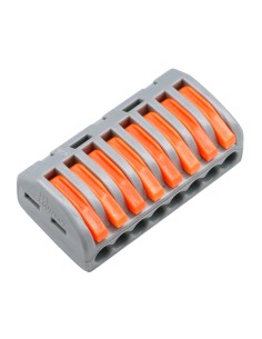 Comprar OEM CON-FAST-17 Safire -  Conector de Cable - 1 Entrada y 7 Salidas  - Calibre del cable 28 ~ 12AWG - Sección 0.08 m²~ 4