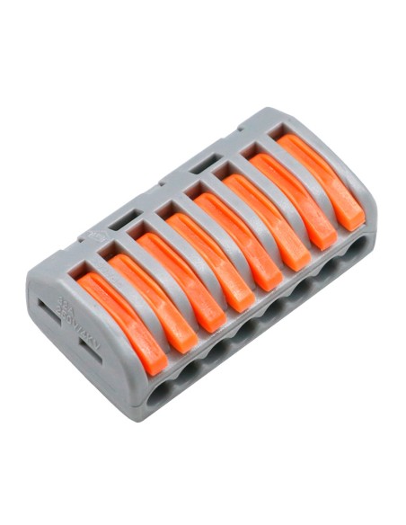 Comprar OEM CON-FAST-17 Safire -  Conector de Cable - 1 Entrada y 7 Salidas  - Calibre del cable 28 ~ 12AWG - Sección 0.08 m²~ 4