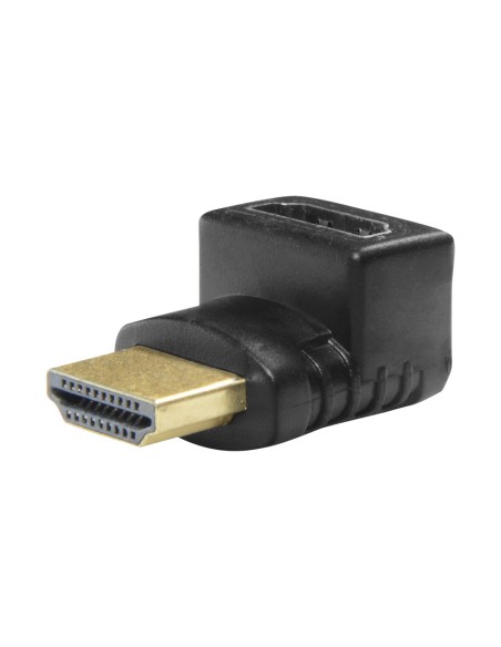 Comprar OEM CON-HDMI-L Adaptador HDMI - HDMI 1.3 - Acodado 90° - HDMI tipo A macho - HDMI tipo A hembra - Conectores anticorrosi