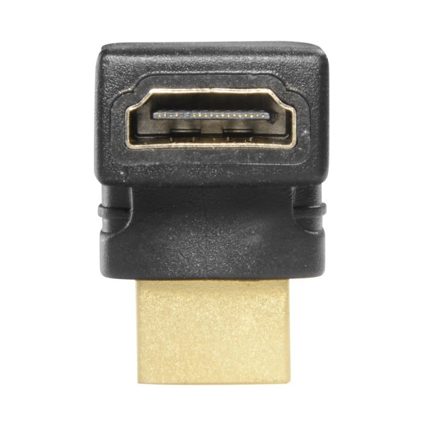 Comprar OEM CON-HDMI-L Adaptador HDMI - HDMI 1.3 - Acodado 90° - HDMI tipo A macho - HDMI tipo A hembra - Conectores anticorrosi