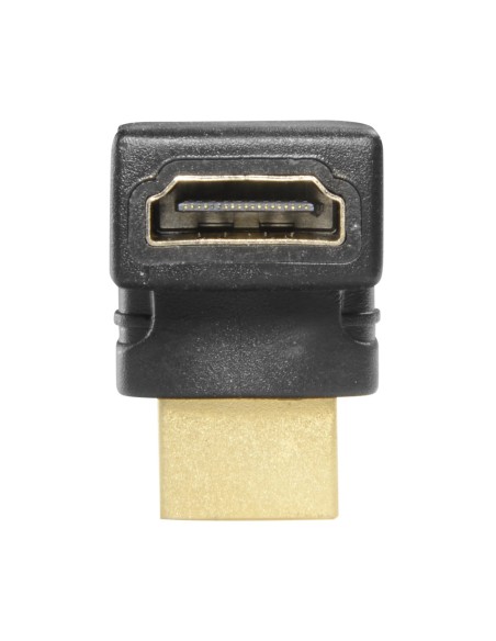 OEM com adaptador HDMI-L - HDMI 1.3 - Em camadas 90 ° - Tipo HDMI Um macho - HDMI Tipo A Feminino - Conectores anti-corrosão