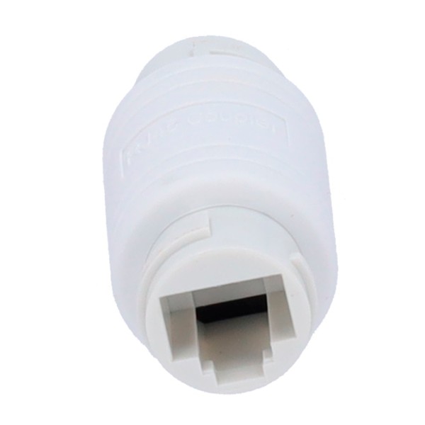 Acheter OEM CON-RJ45-S-W Connecteur - Connecteur d’entrée RJ45 - Connecteur de sortie RJ45 - Compatible UTP - IP68 - Couleur bla