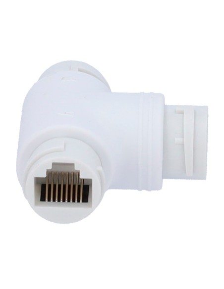 Comprar OEM CON-RJ45-T-W Adaptador RJ45 - Conector entrada RJ45 hembra - Conector salida 2 RJ45 hembra - Compatible UTP  - IP66 