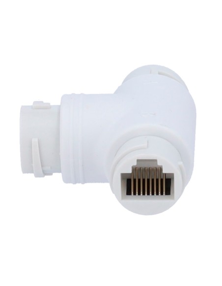 Comprar OEM CON-RJ45-T-W Adaptador RJ45 - Conector entrada RJ45 hembra - Conector salida 2 RJ45 hembra - Compatible UTP  - IP66 