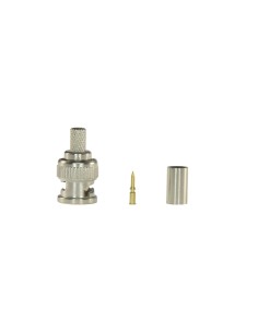Acquistare SAFIRE CON100 Connettore - BNC da crimpare - Compatibile con RG59 - 25 mm (L) - 10 mm (P) - 5 g 2