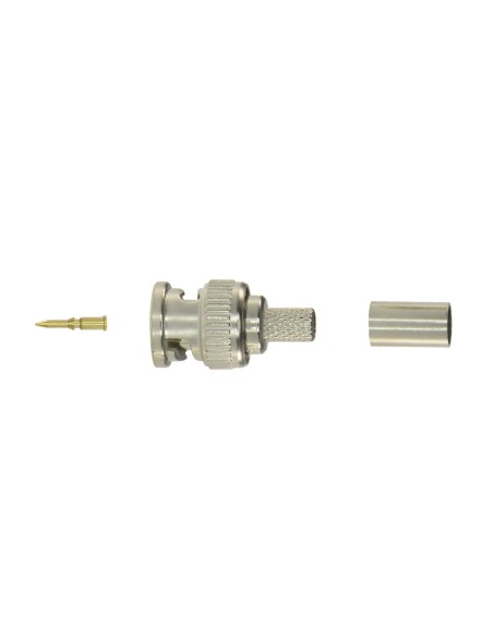 Comprar SAFIRE CON100 Conector - BNC para crimpar - Compatible con RG59 - 25 mm (Fo) - 10 mm (An) - 5 g CON100