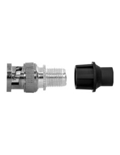 OEM com 100-Cap Conector BNC masculino - simples - Rápido - Reutilizável - Reciclável - Universal Compatibilidade com Microoaxia