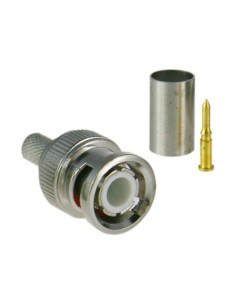 Kaufen SAFIRE CON100HD Hochauflösungsstecker SAFIRE – BNC zum Crimpen – kompatibel mit SDI Mini RG59 – 25 mm (Fo) – 10 mm