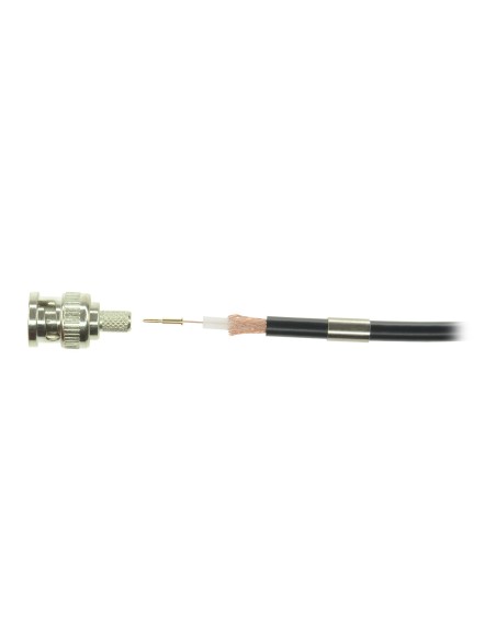Acquistare SAFIRE CON100HD Connettore per alta definizione SAFIRE - BNC da crimpare - Compatibile SDI mini RG59 - 25 mm (Fo) - 1