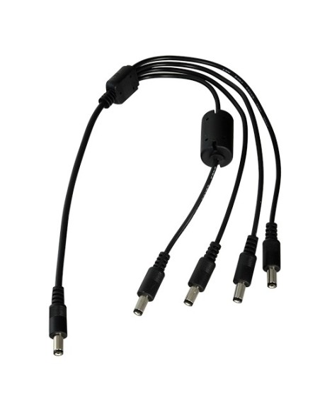 OEM Con104-F Food Distribuidor - 1 Jack Especial Feminino - 4 Jack Feminino Standard - Alimentando até 4 câmeras - 