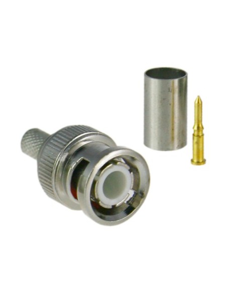 Kaufen SAFIRE CON110 Stecker SAFIRE – BNC zum Crimpen – kompatibel mit Mikrokoaxialkabel – 25 mm (L) – 10 mm (B) – 5 g