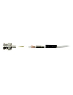 Safire com 110 Safire - Conector BNC para Crimpar - Compatível com Micro-Oxial - 25 mm (FO) - 10 mm (A) - 5 g 2
