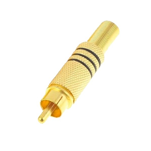 Acquistare OEM CON117 Connettore - RCA maschio da saldare - Cavo parallelo audio - Per cavi di Ø 6 mm - Rivestimento anticorrosi