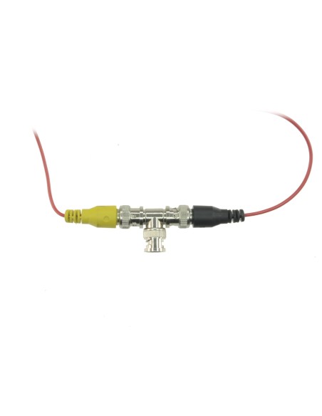 Safire With250 Safire Derivator Derivator Sail Connector Tipo & Quot T & Quot - BNC Masculino - 2 BNC Feminino - 30 mm (FO) - 10